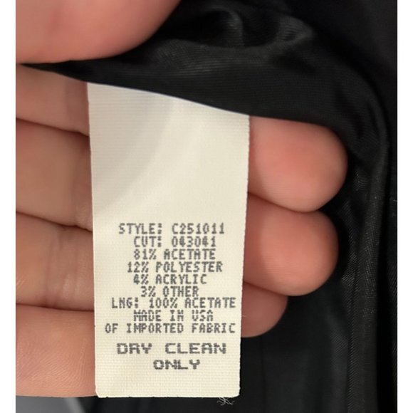 Canvasbacks Black Mixed Print Textured Blazer Jacket - Picture 8 of 9